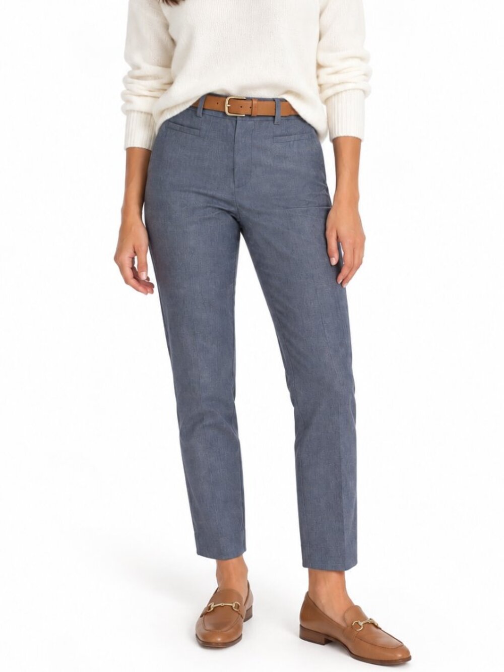 Banana Republic Factory Sloan Slim High Rise Ankle Dress Pants Blue Size 2